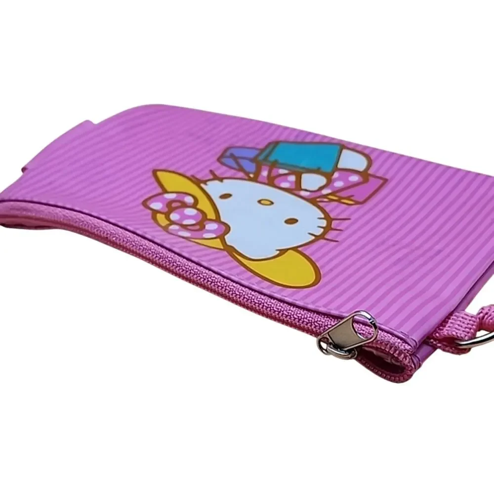 2004 Sanrio Hello Kitty Pink Zippered Pouch/Bag Starpoint 6